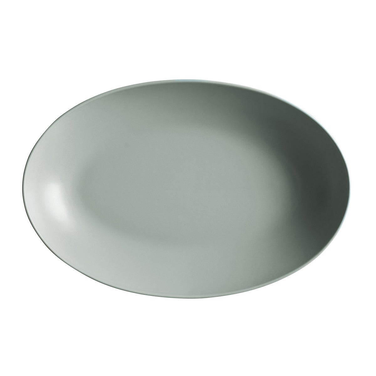 Year & Day Ceramic Oval Low Serving Bowl Palm