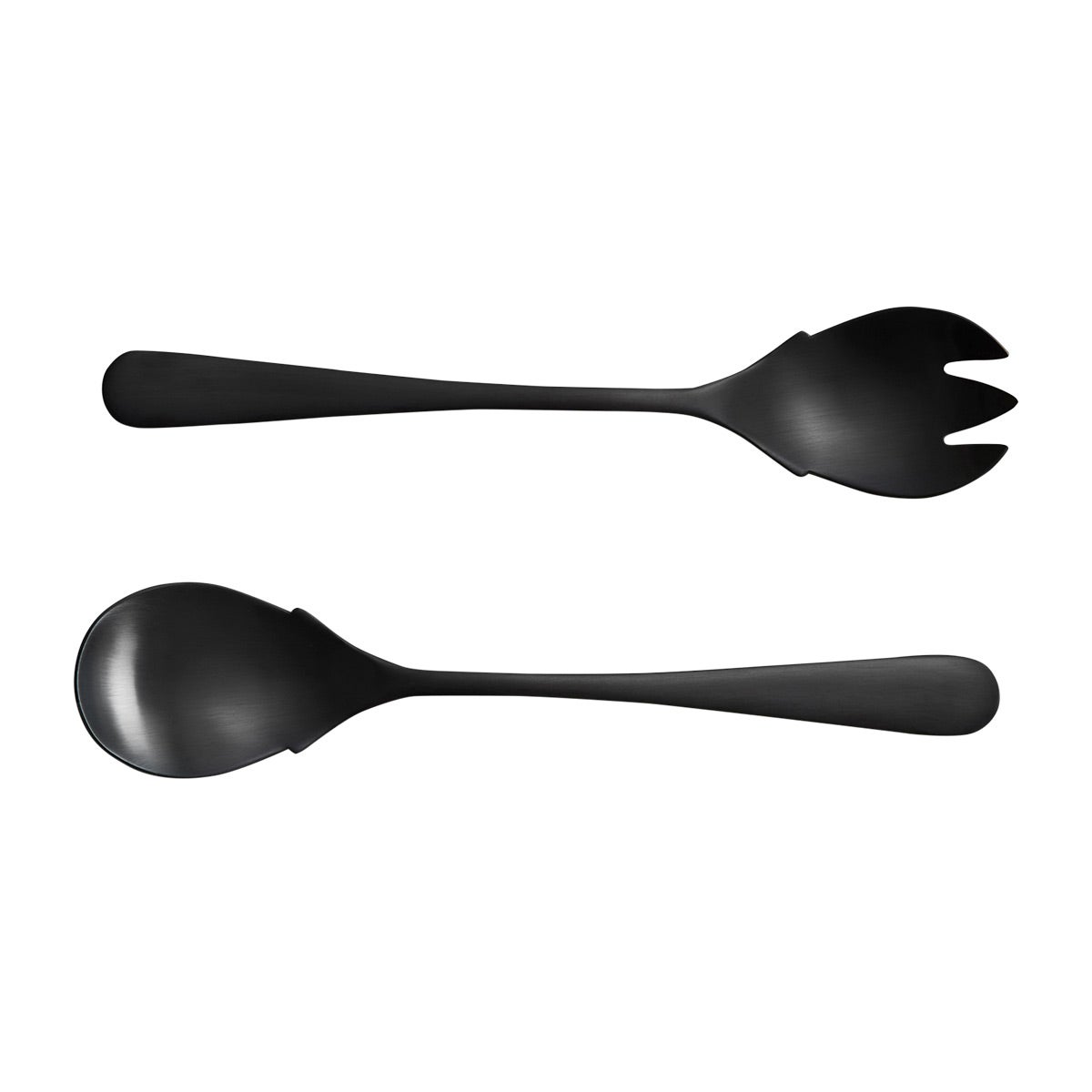 Year & Day Serving Set Matte Black Set of 2