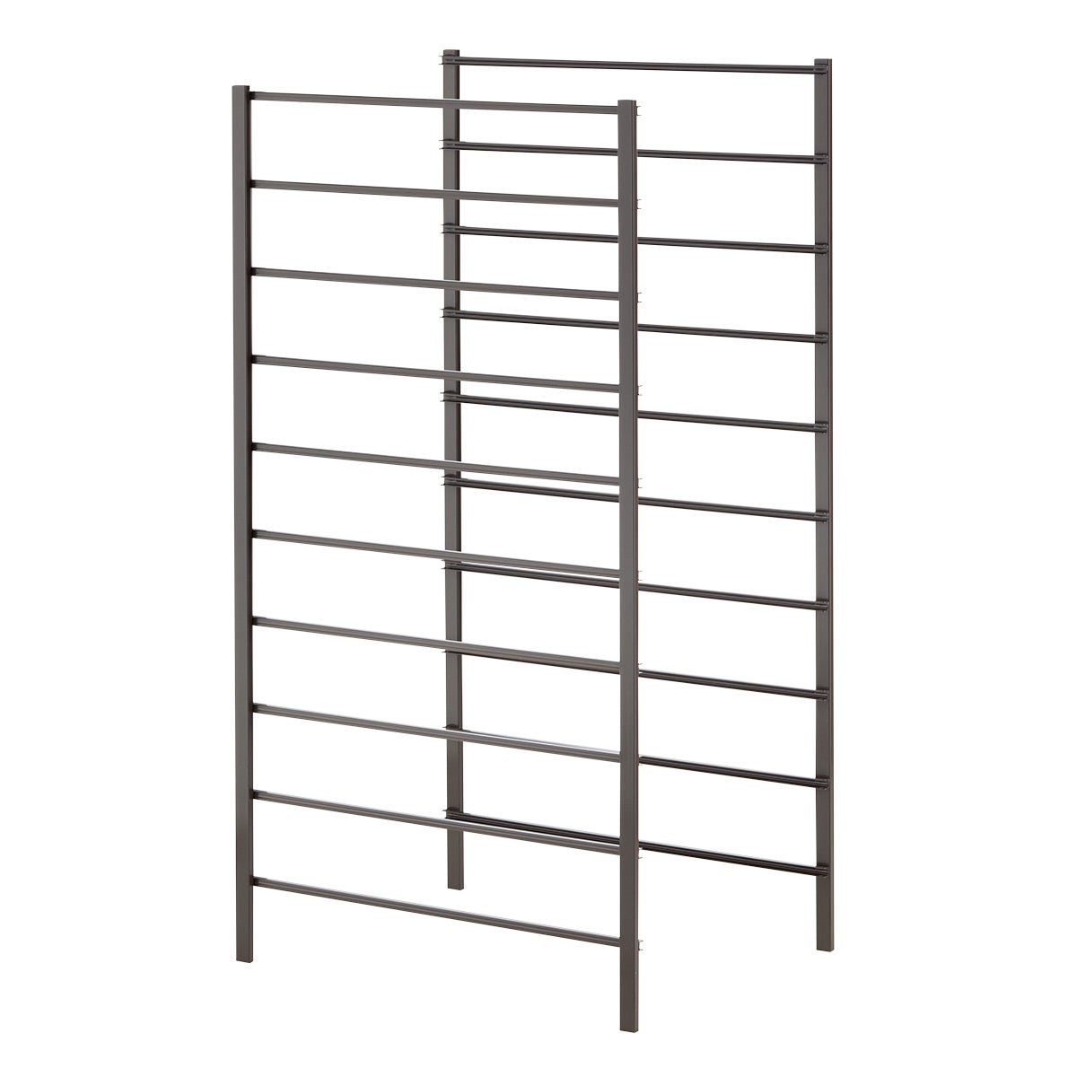 Elfa Classic 10-Runner Panels Graphite Set of 2