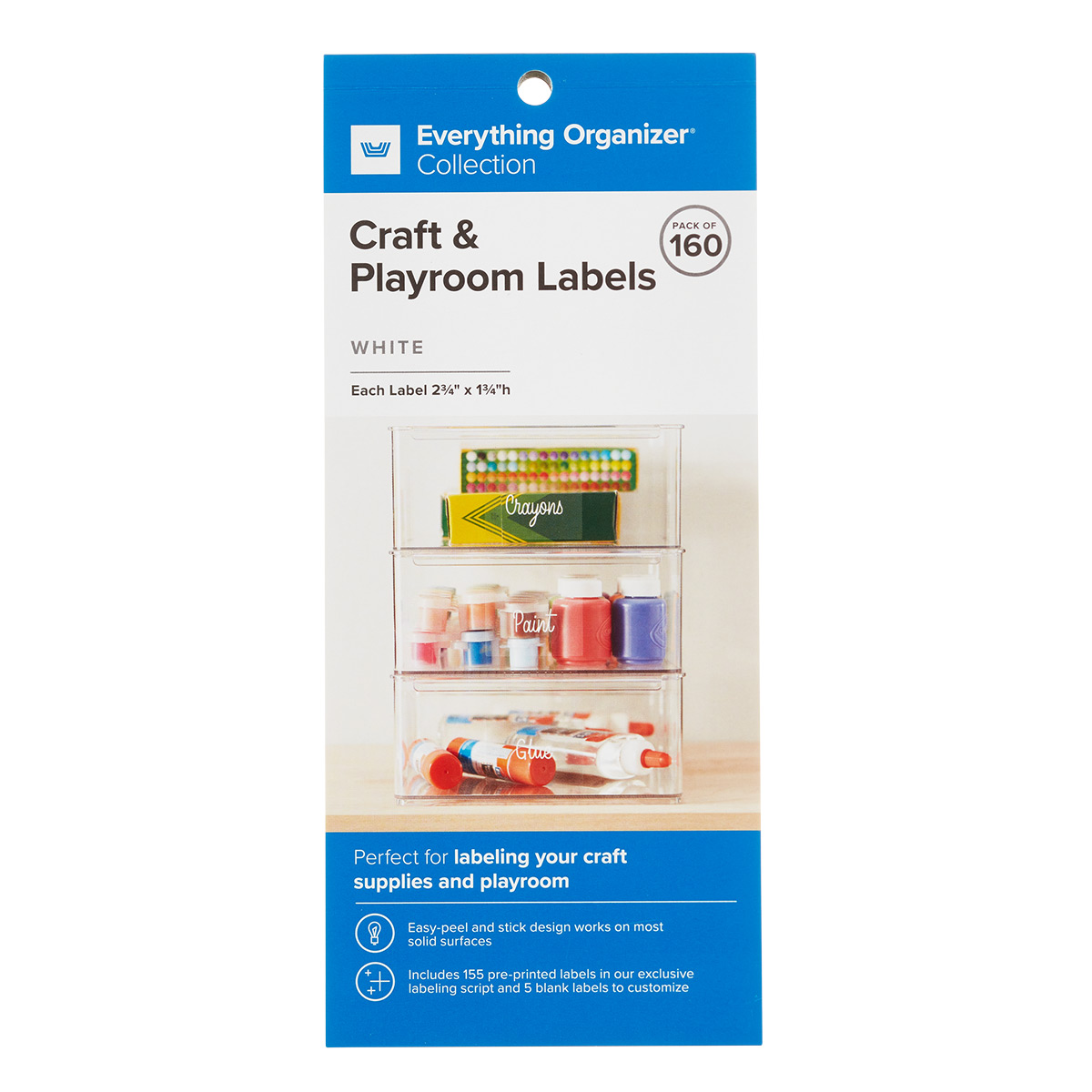 Organizing Craft Bin Labels