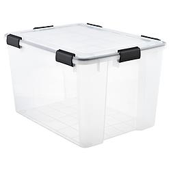 Large Storage Box w/ Vacuum Bag Grey, 25-1/4 x 19-1/4 x 10-1/2 H | The Container Store
