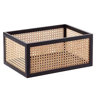 The Container Store Artisan Rattan Cane Bin