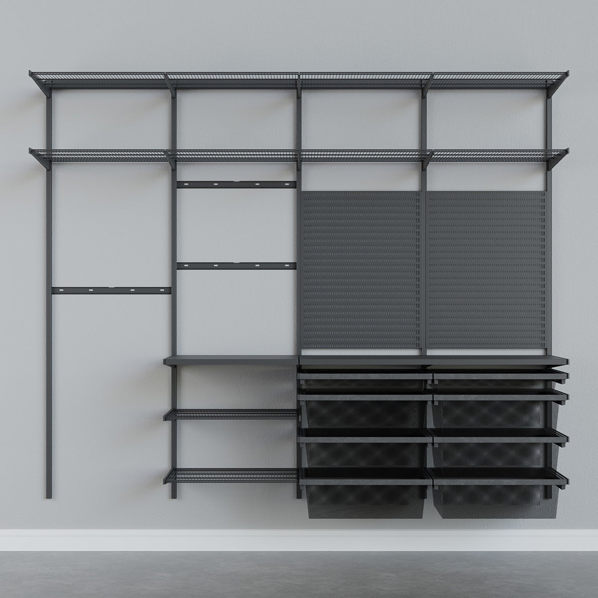 Garage Plus 8' Garage Solution with Work Surface