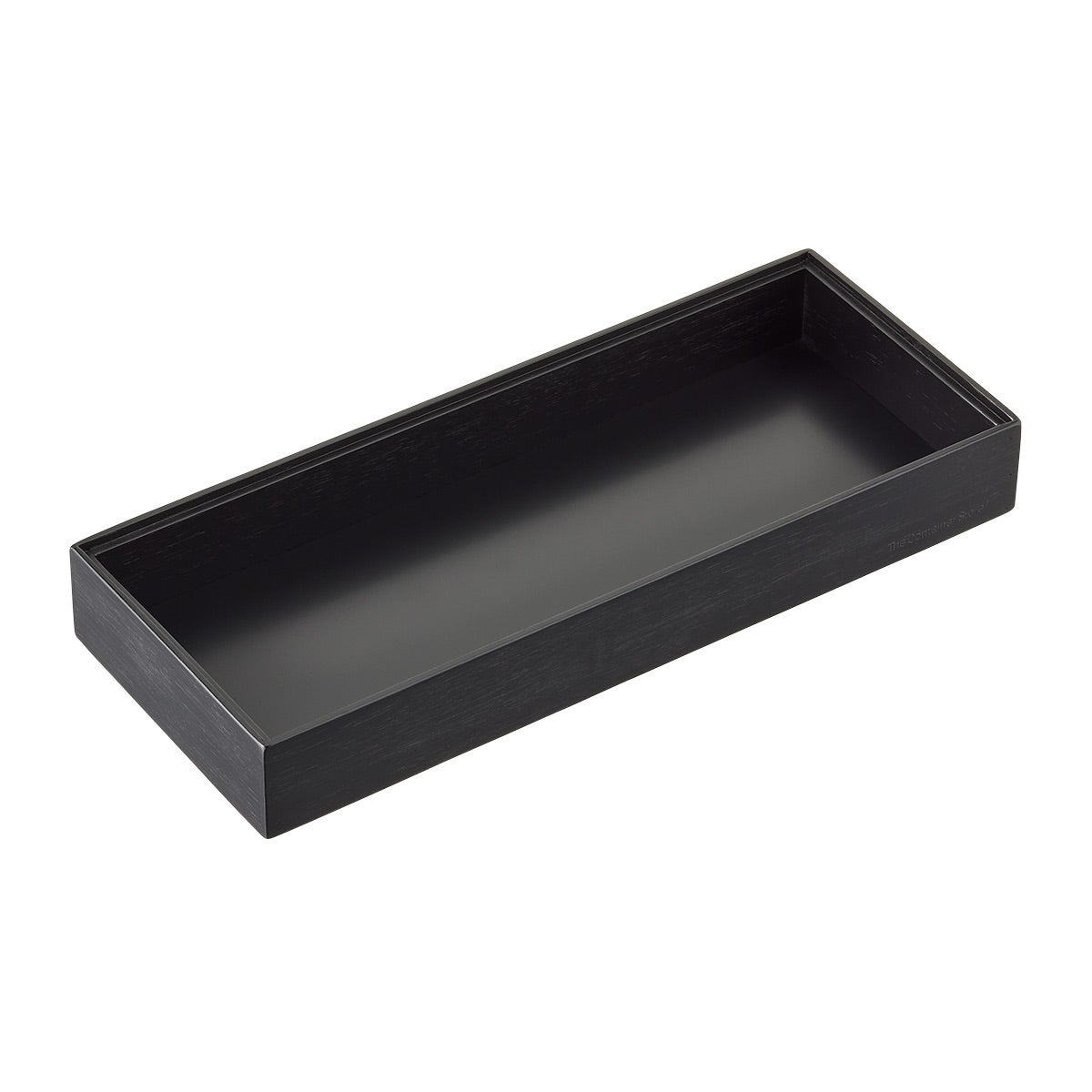 Stacking Drawer Organizer Black Bamboo