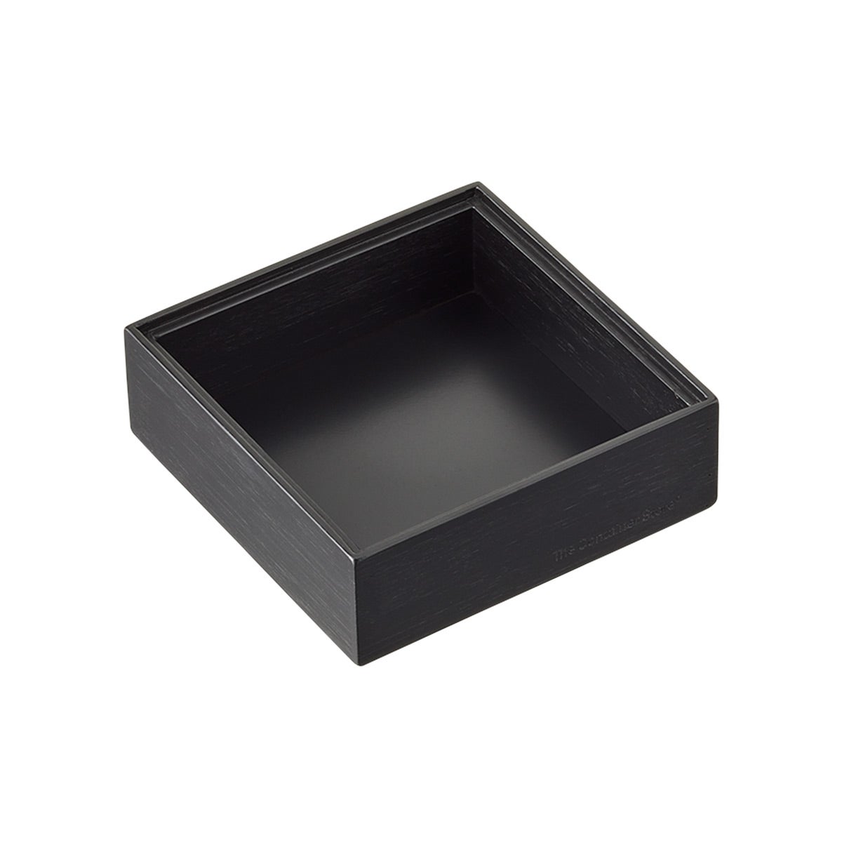 The Container Store Stacking Drawer Organizer Black Bamboo