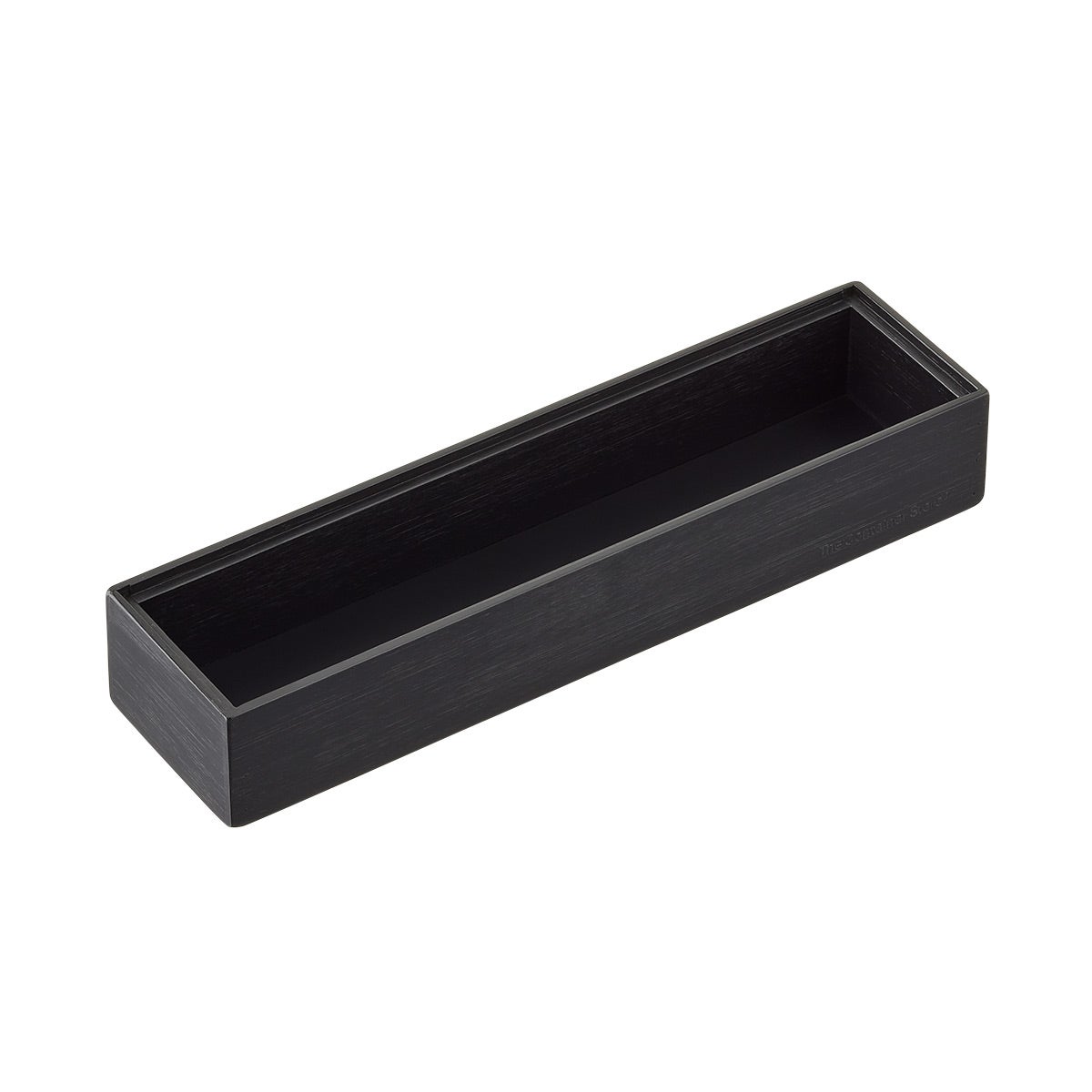 The Container Store Kyoto Stacking Drawer Organizer Black Bamboo