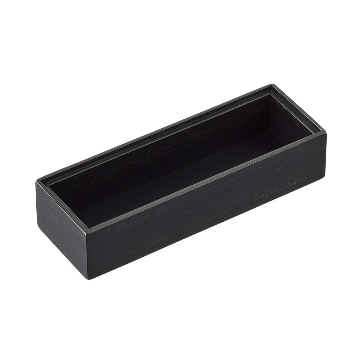 The Container Store Stacking Drawer Organizer Black Bamboo
