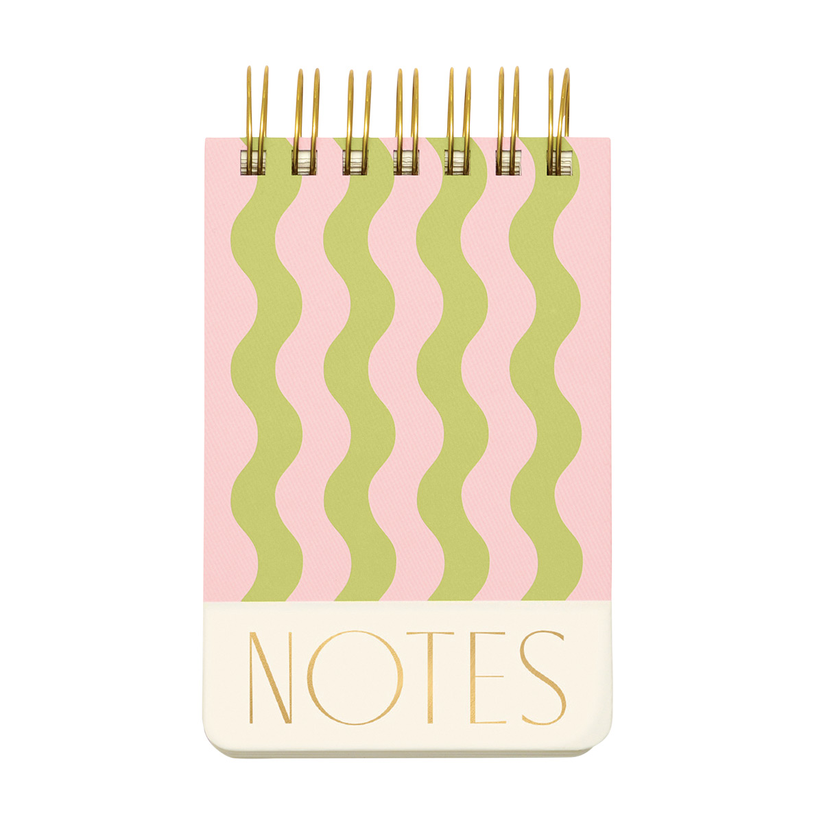 DesignWorks Twin Wire Chunky Notepads Wavy Stripes