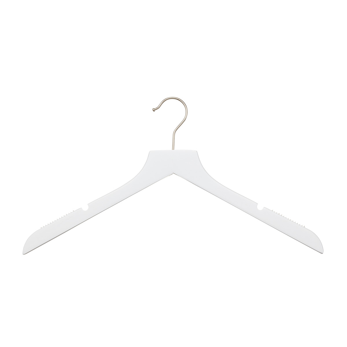The Container Store Wooden Blouse Hanger White Pkg/6