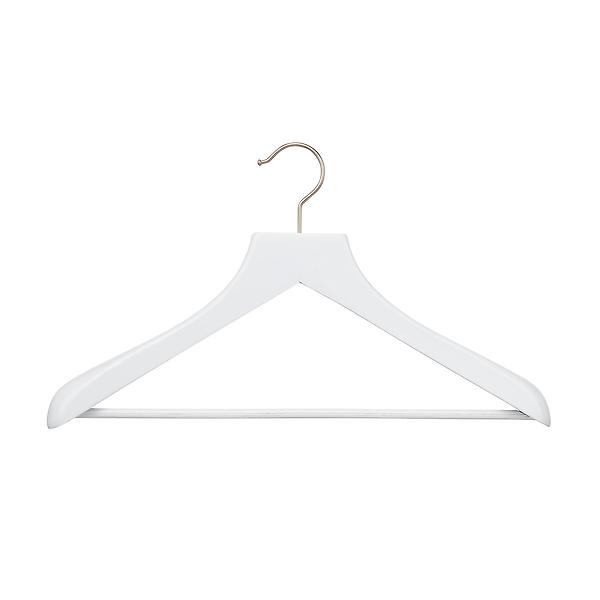 The Container Store Superior Wood Coat Hanger Ribbed Bar