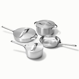 Caraway Home Stainless Steel 12-Piece Cookware Set
