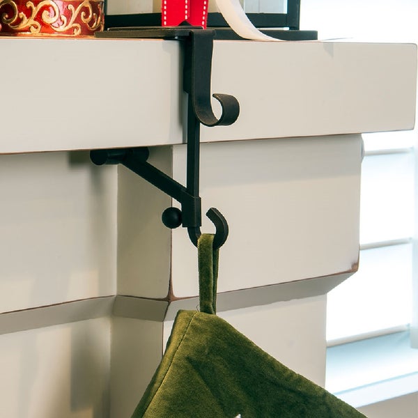 Village Lighting Company Fireplace Garland & Stocking Hanger The