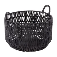 Round Cotton Rope Laundry Basket