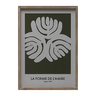 Bloomingville Abstract Floral Framed Wall Art
