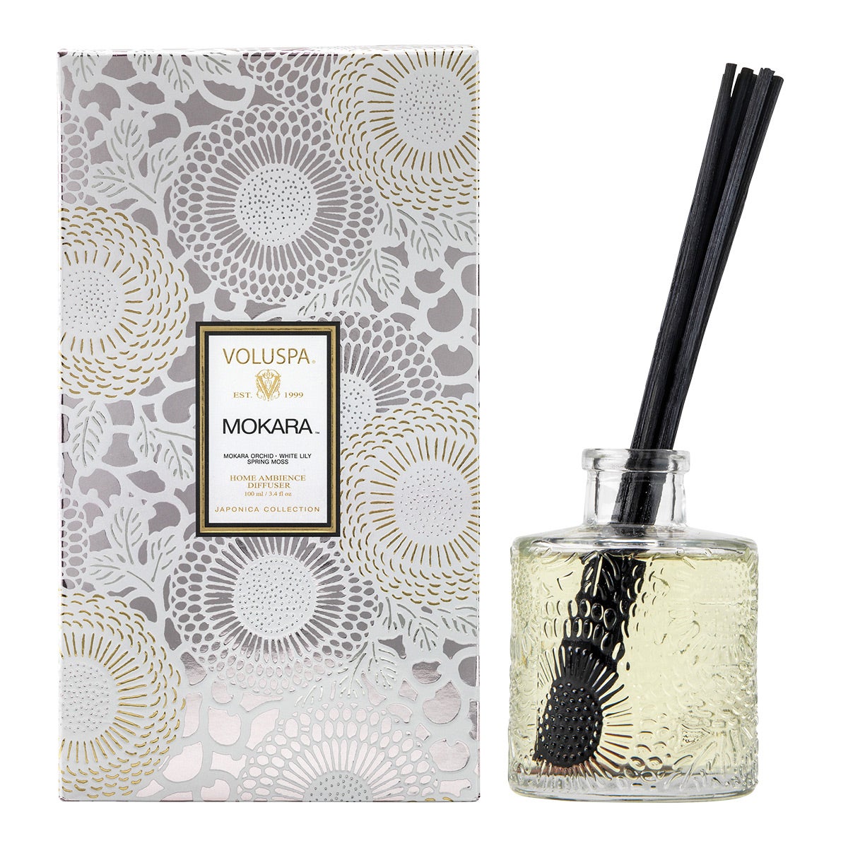 VOLUSPA 3.4 fl oz. Reed Diffuser Mokara