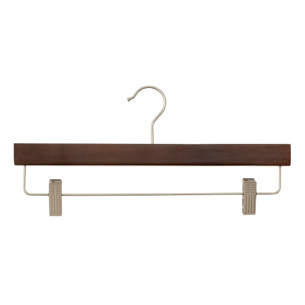 The Container Store Wooden Pant and Skirt Hanger The Container Store