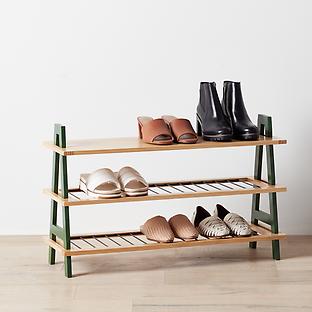 The Container Store 3-Tier Shoe Rack