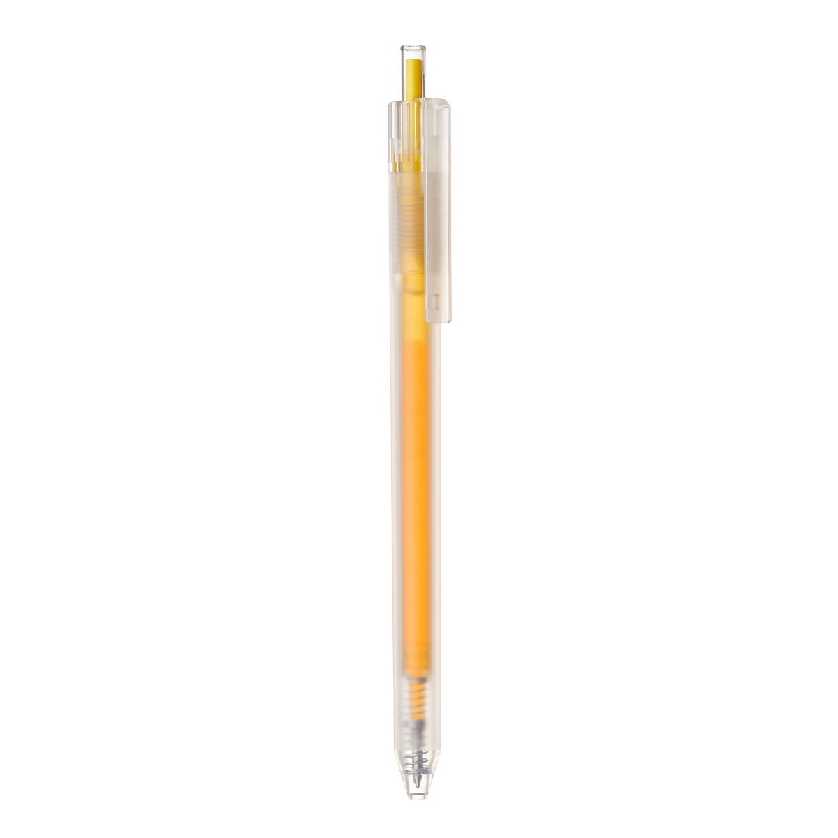 Retractable Gel Pen Yellow