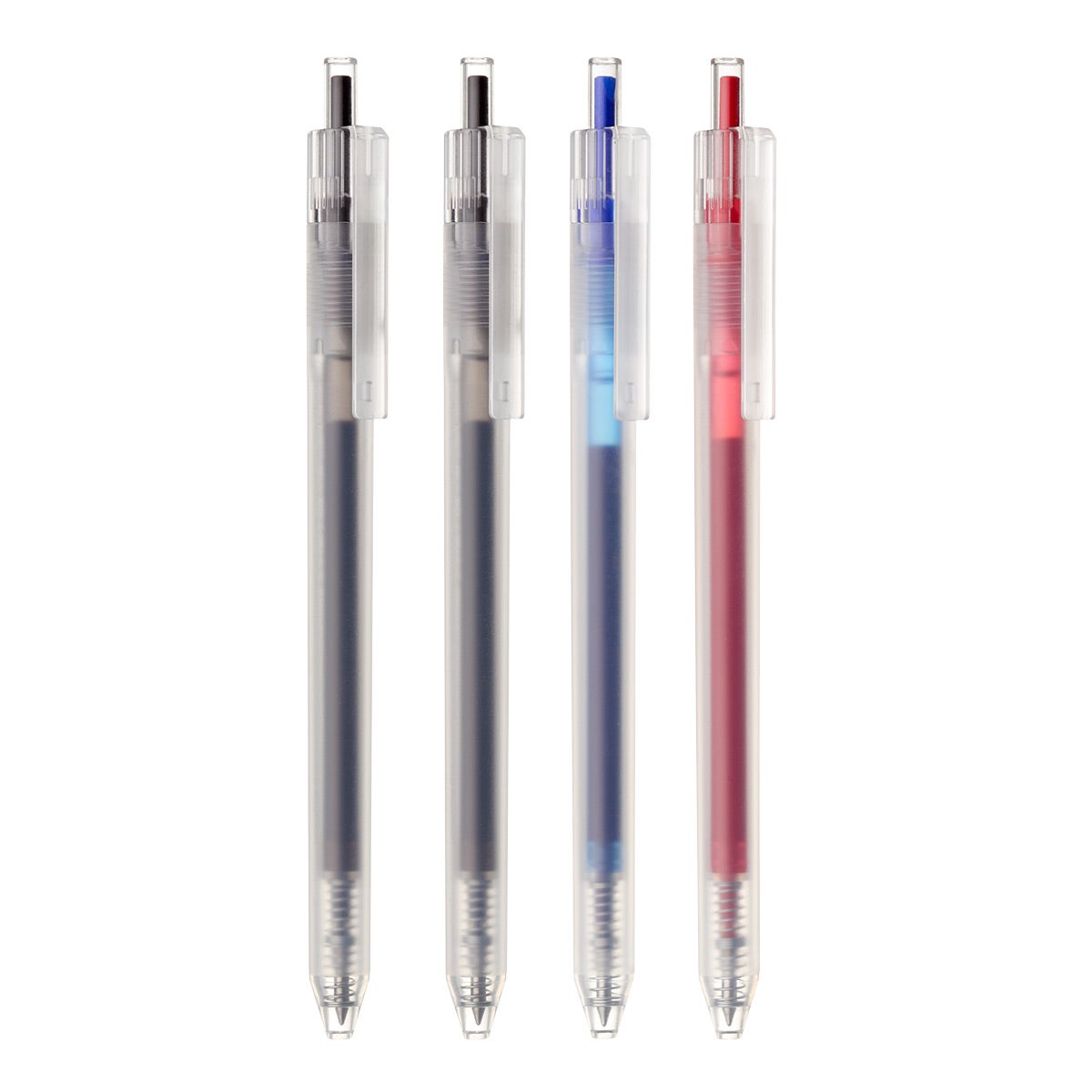 Retractable Gel Pens Assorted Pkg/4