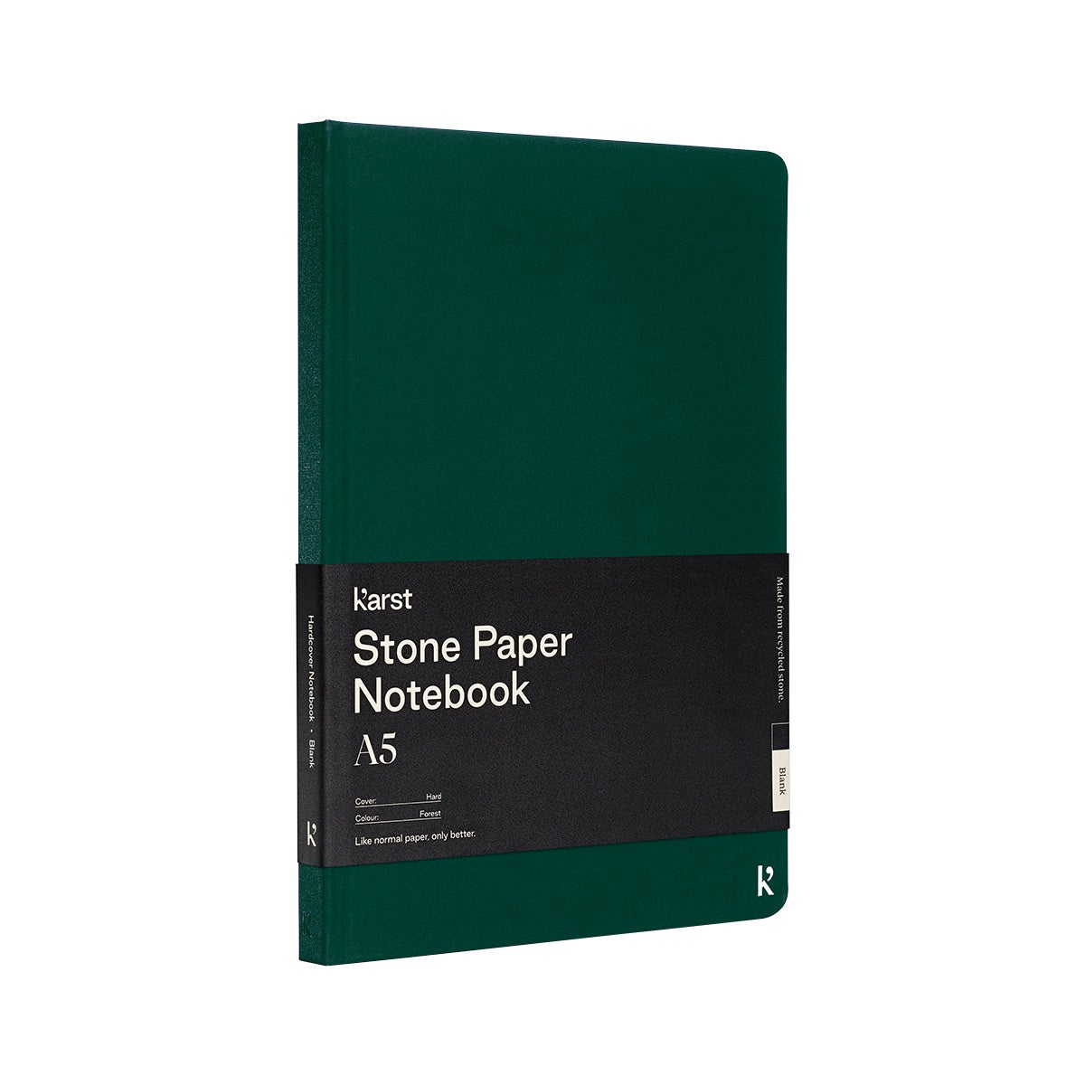 Karst Stone Paper Pocket Journal Forest Green