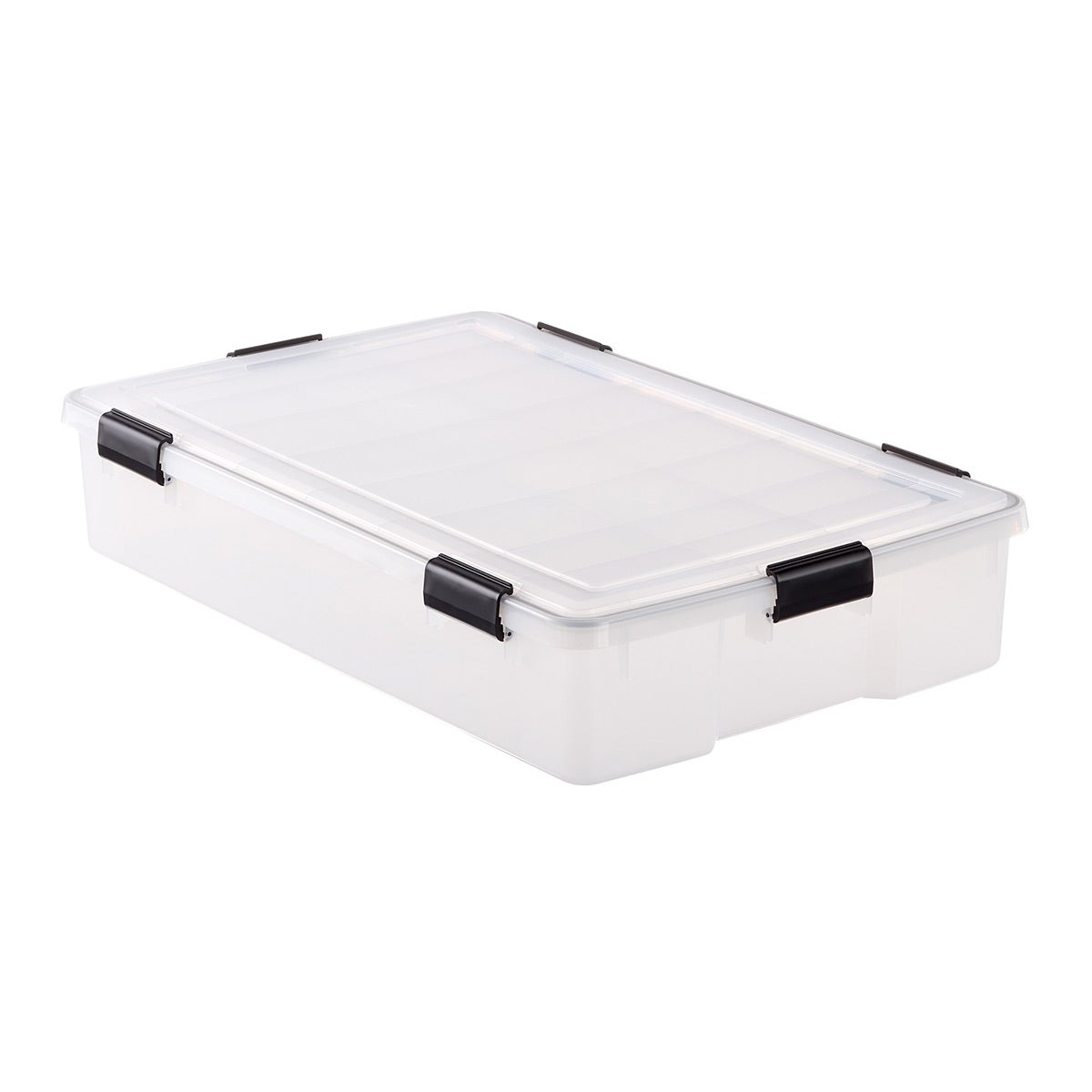 The Container Store 47 qt. Weathertight Tote Clear