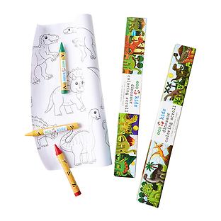 eco-kids Dinosaur Coloring Scroll