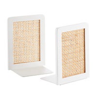 The Container Store Artisan Rattan Cane Bookends The Container Store