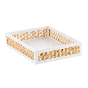 The Container Store Artisan Rattan Cane Letter Tray