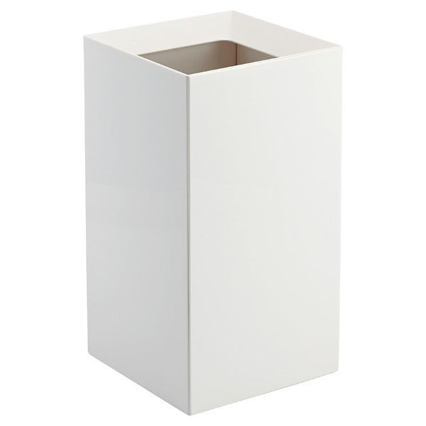 Yamazaki White Veil Trash Can The Container Store