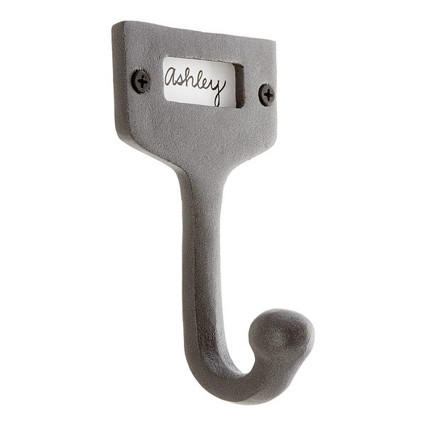 Cast iron single deals hook