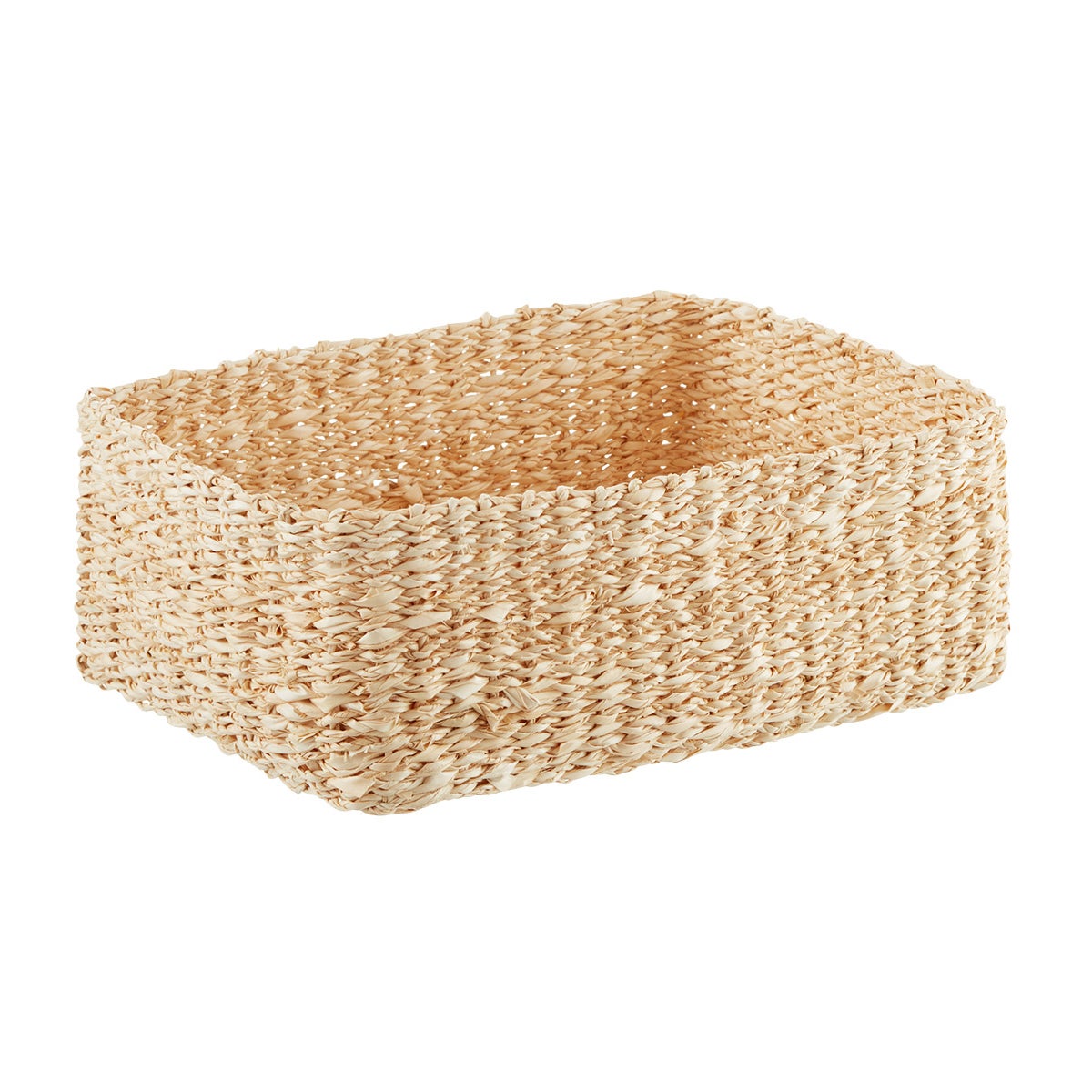 The Container Store Small Makati Bin Natural