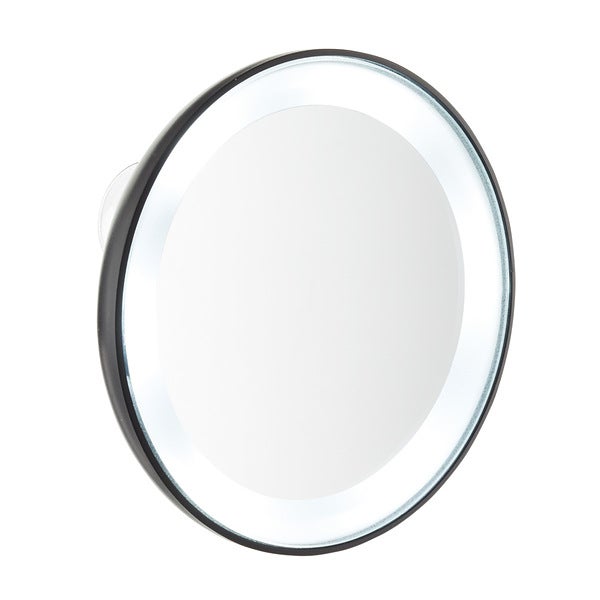 15X LED Lighted Mini Spot Mirror | The Container Store
