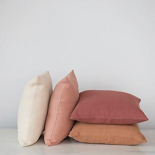Creative Co-Op Woven Linen & Cotton Pillow