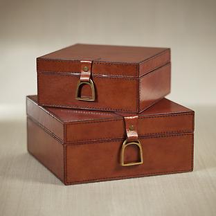 Zodax The Connaught Leather Box