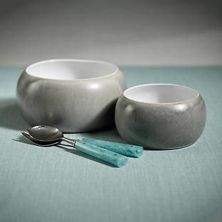 Zodax Grey Stoneware Bowl