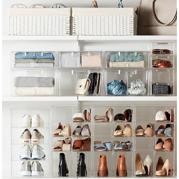 The Container Store Clearline Closet Storage Solution
