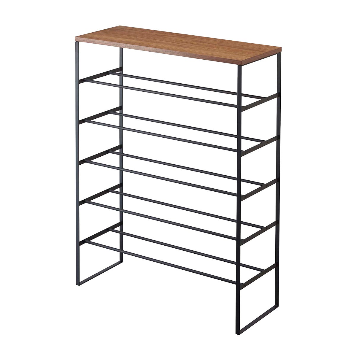 Yamazaki Six-Tier Shoe Rack Black