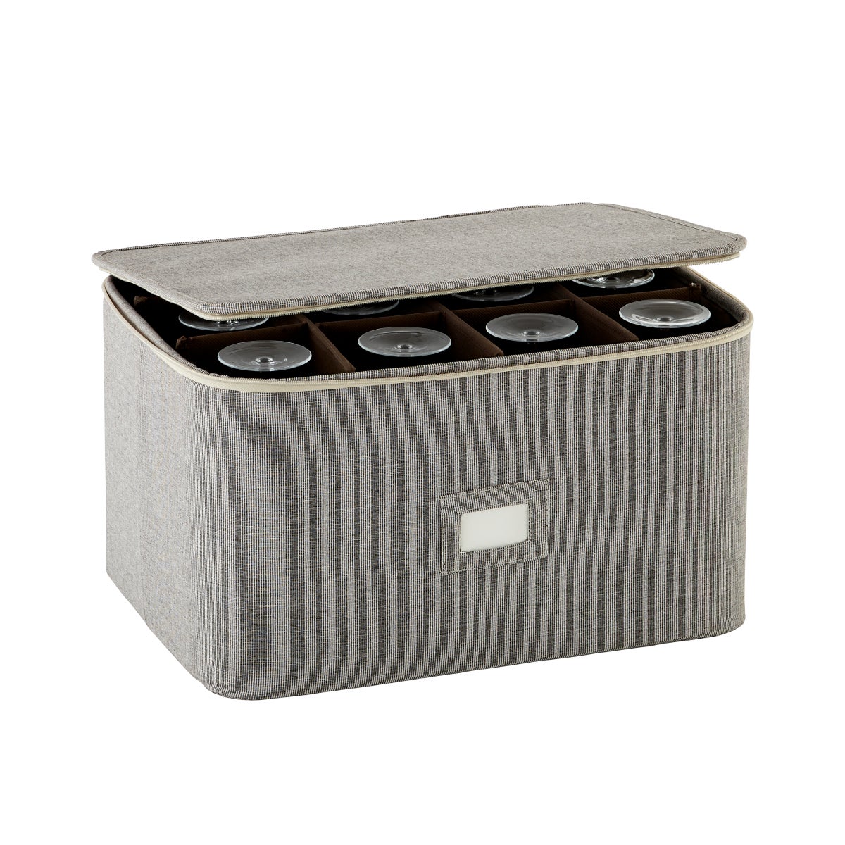 The Container Store Stemware Storage Case