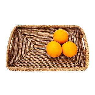 Artifacts Trading Co. Rattan Serving Tray