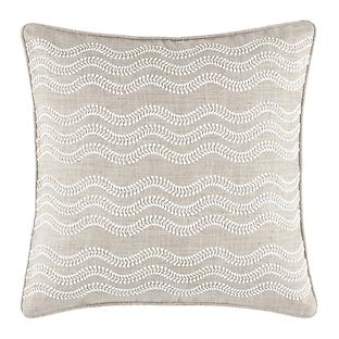 annie selke Scout Embroidered Indoor/Outdoor Decorative Pillow