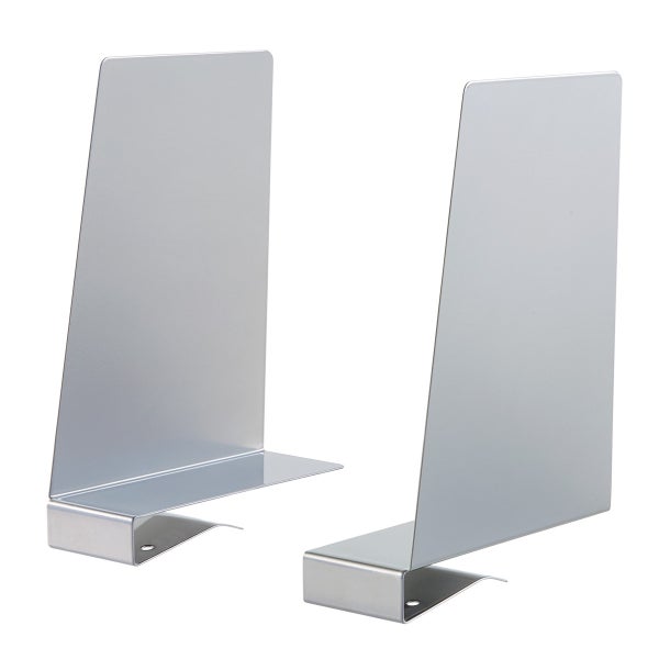 Elfa Platinum Solid Shelf Book Supports Pkg/2 The Container Store