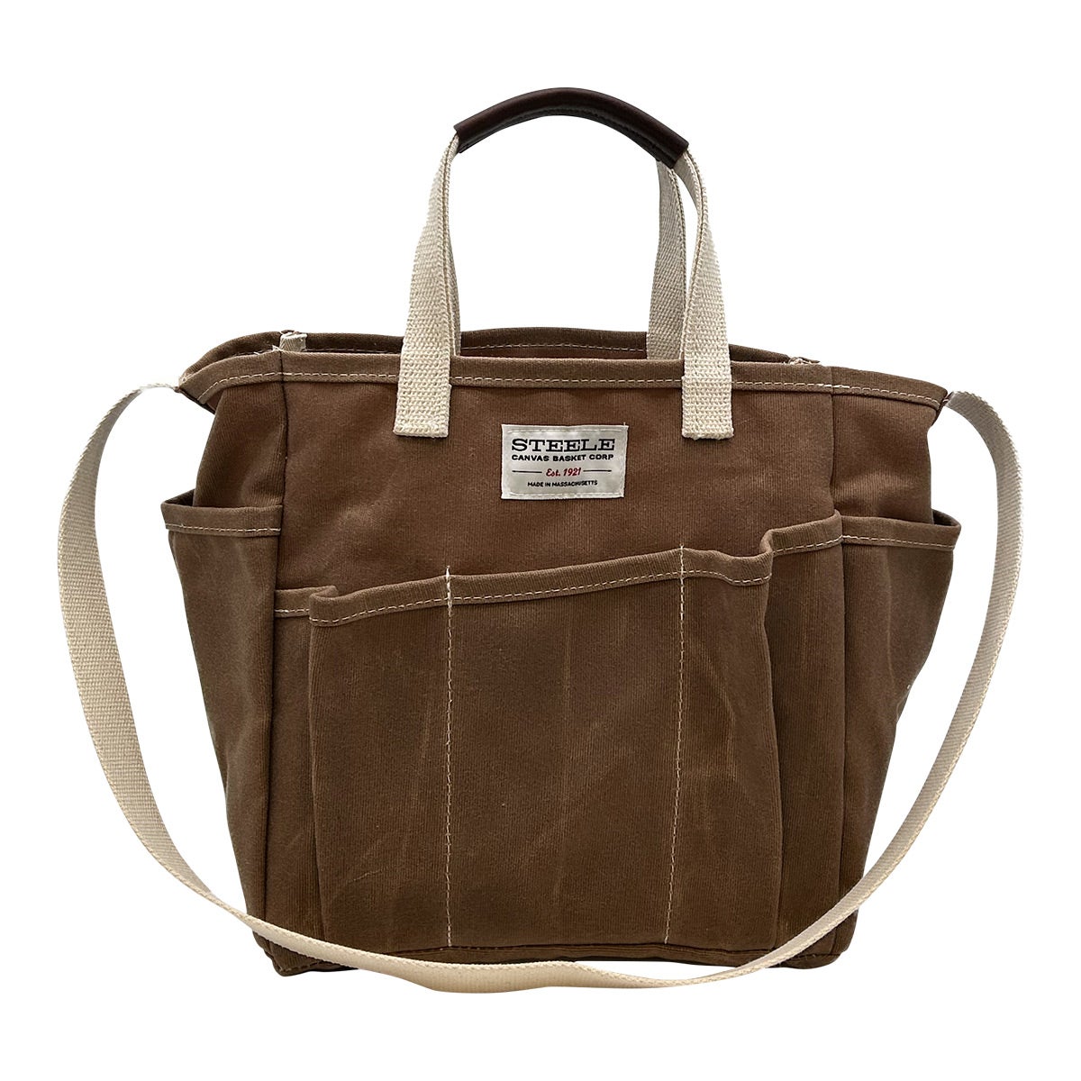 Steele Canvas Utility Tote Waxed Brown