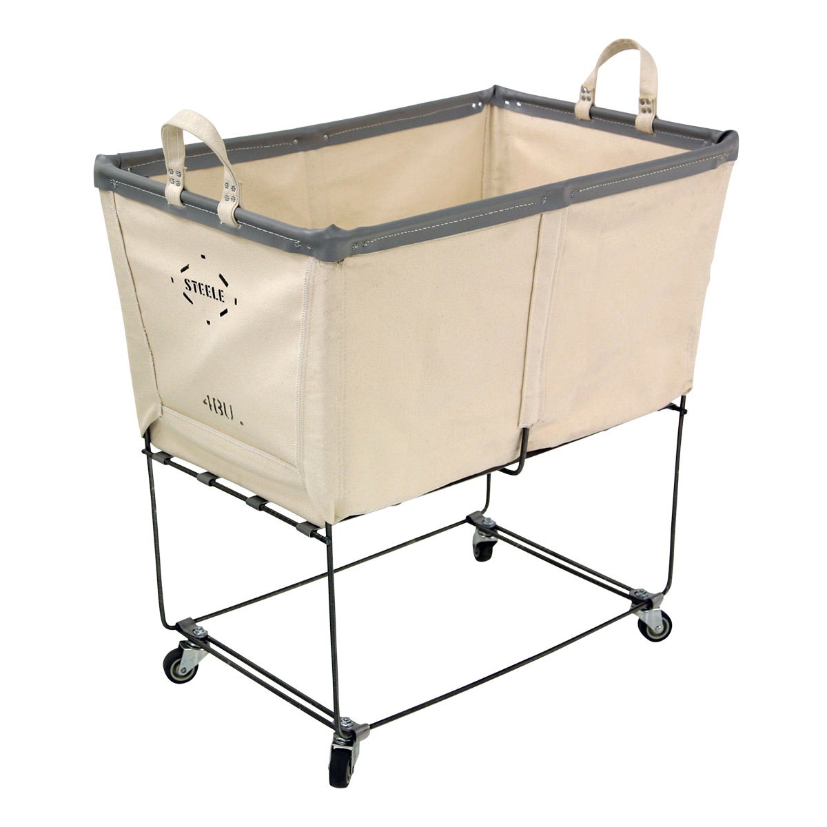Steele Canvas Medium Elevated Canvas Laundry Cart