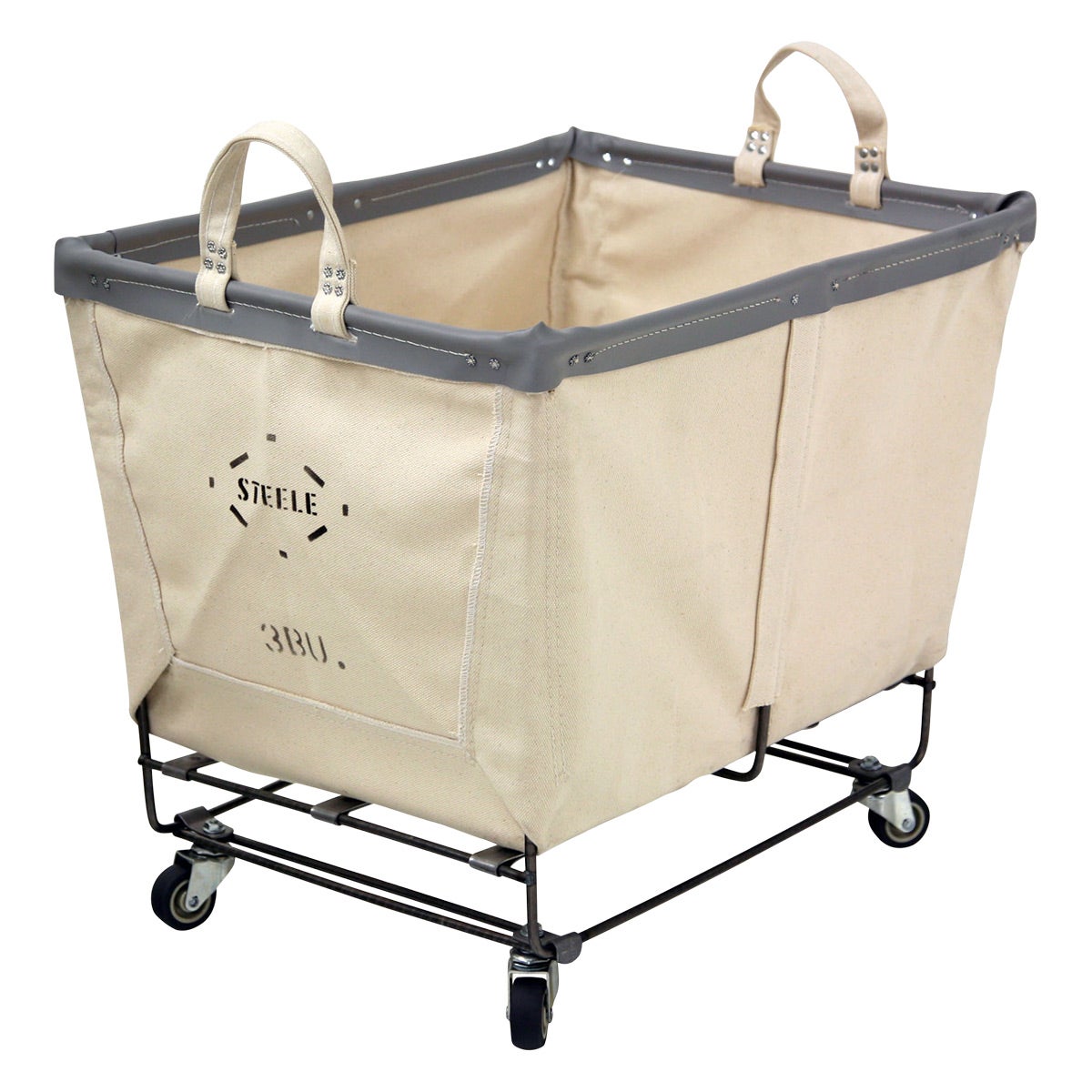 Steele Canvas Small Laundry Cart Natural