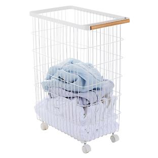 Yamazaki Tosca Slim Rolling Laundry Cart