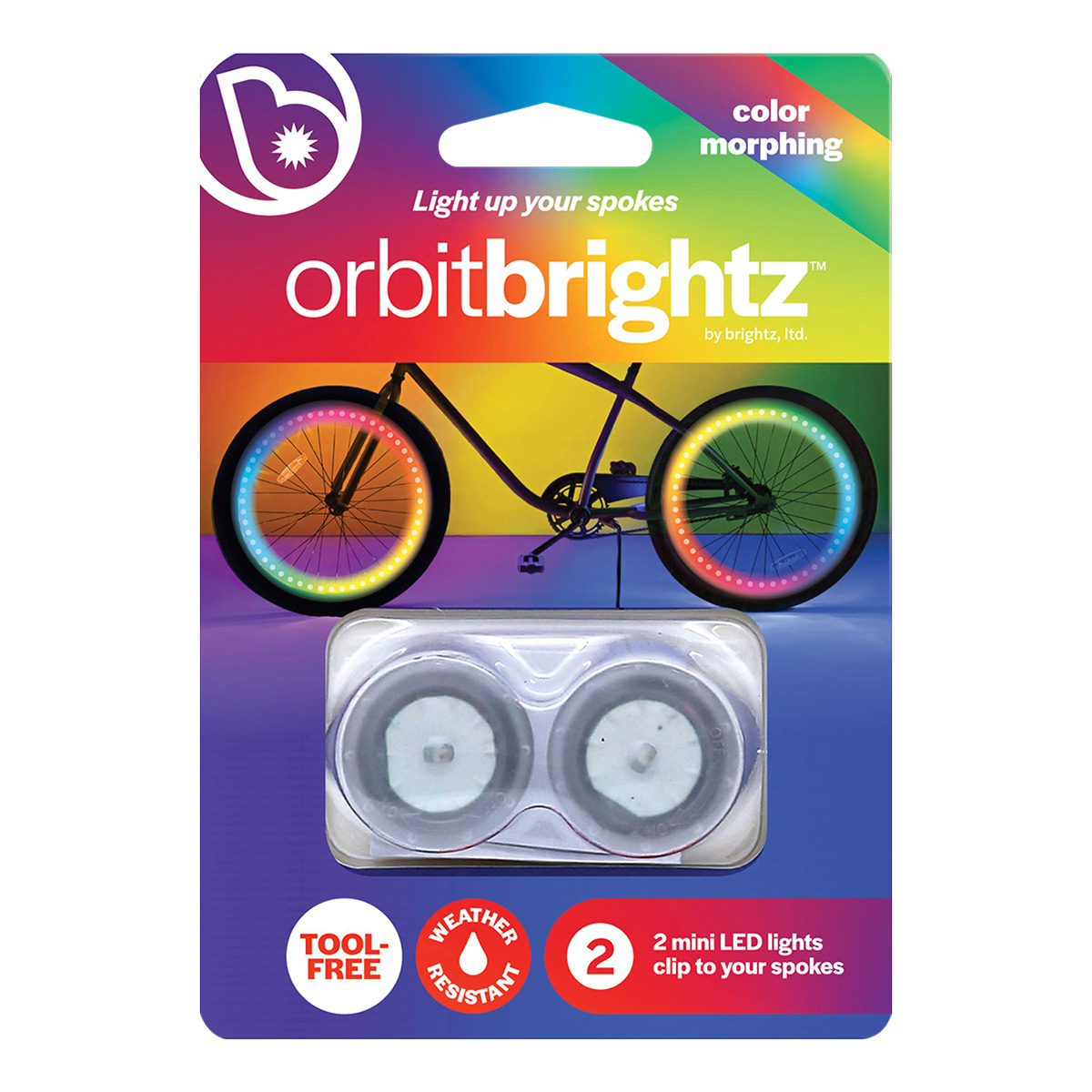 Brightz Orbit Brightz Mini LED Bike Spoke Lights | The Container Store