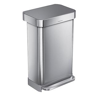 simplehuman 12 Gallon Step Trash Can with Soft-Close Lid