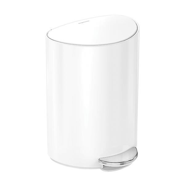 simplehuman 1.6 Gallon Semi-Round Step Trash Can