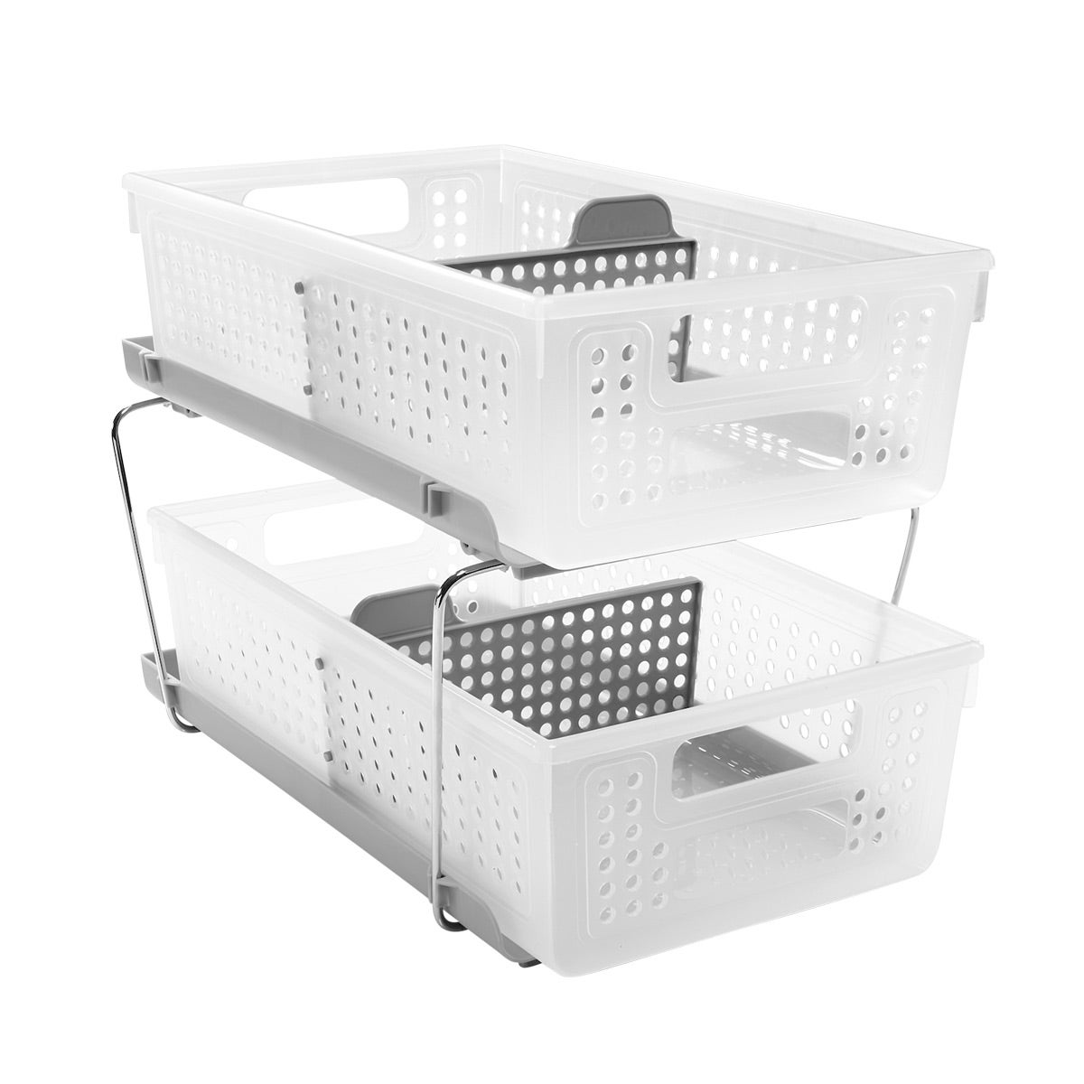madesmart Frost 2-Tier Organizer