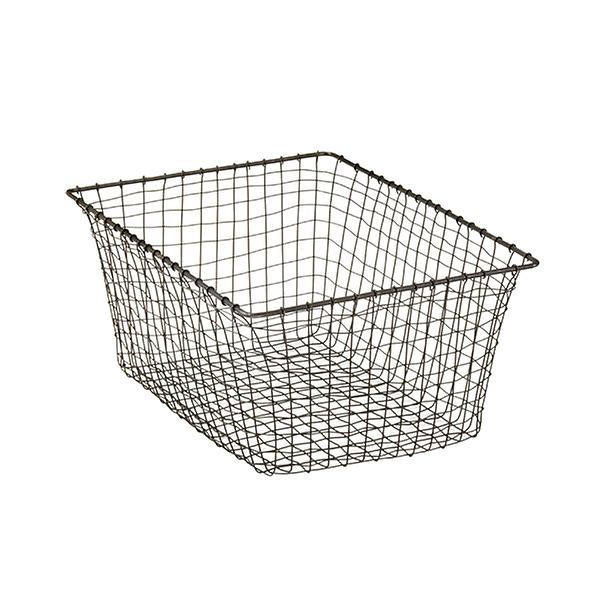 Rustic March&eacute; Steel Wire Storage Baskets